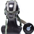 Original sovjetisk GP-4 gasmask 1960-tals vintage militäröverskottssats grå gummi