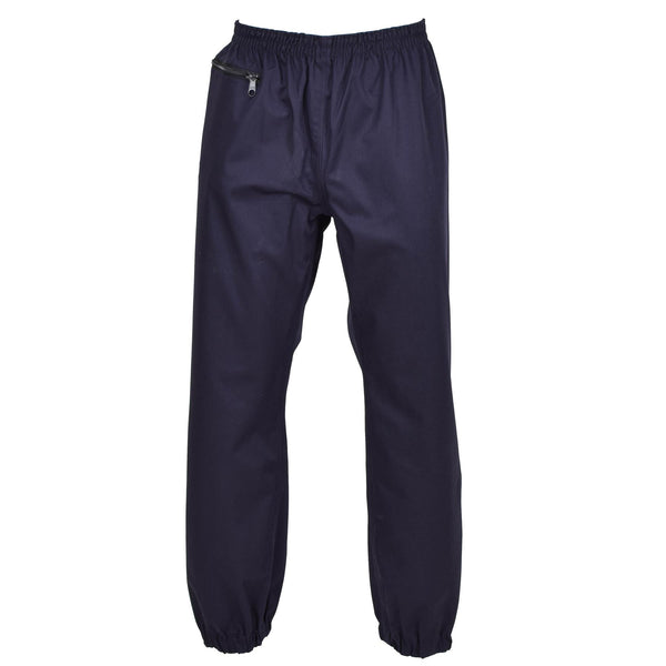Äkta holländska armé regnbyxor gore-tex vattentät utomhus våt väderbyxor