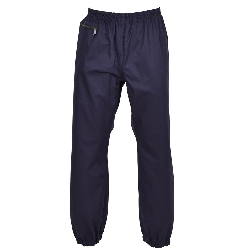Äkta holländska armé regnbyxor gore-tex vattentät utomhus våt väderbyxor