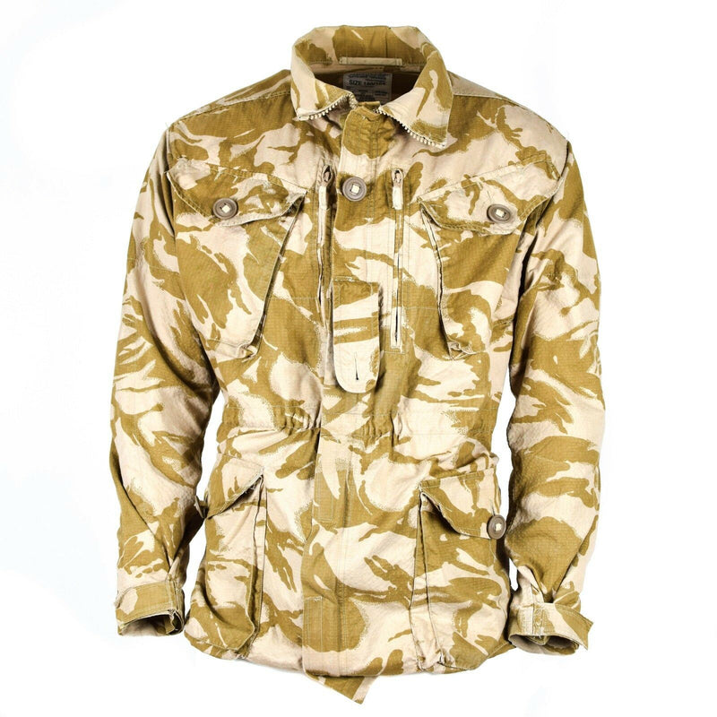 Original British Army Military Combat Desert Jacka Parka 95 Smock Rip Stop