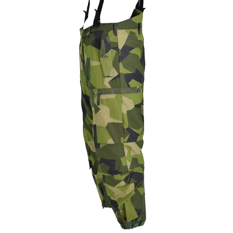Original Swedish Thermal Tanker Pants M90 Splinter Camouflage BDU byxor nya