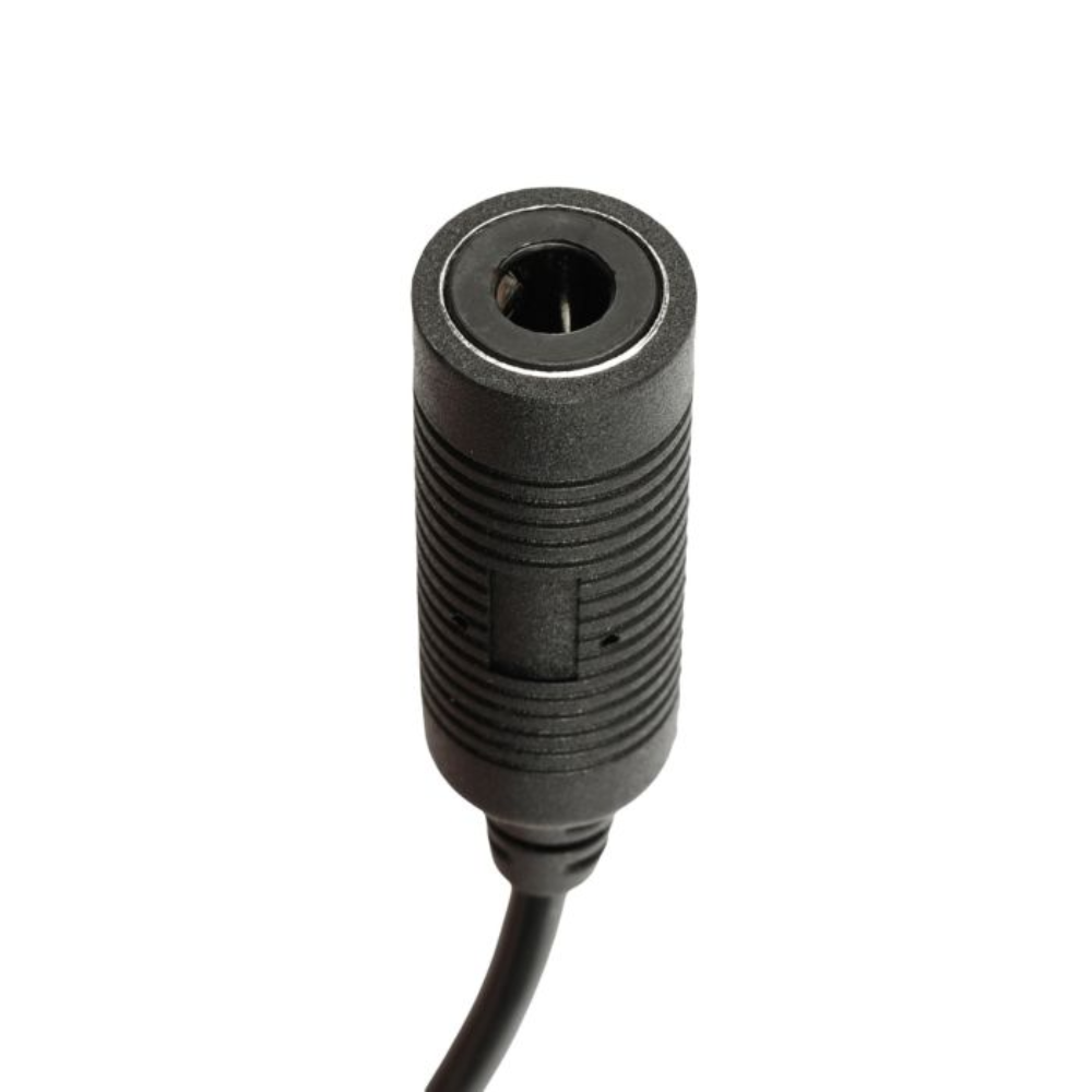 EARMOR M55 PTT Adapter Kenwood Baofeng 2-Pin Radio Headset Adapter Svart