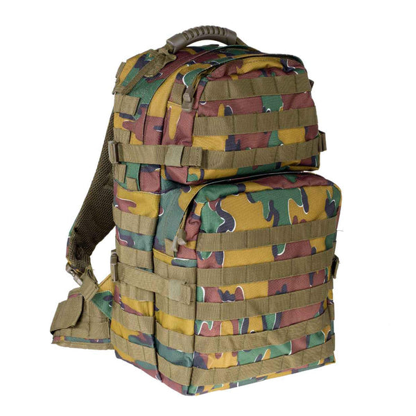 A.Blochl US Assault Tactical 40 Liters Daypack Molle Type Belgian Jigsaw Camouflage ryggsäck