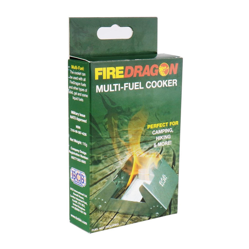 BCB Firedragon Folding Cooker Camping Vandring utomhus Kompakt spis fast bränsle