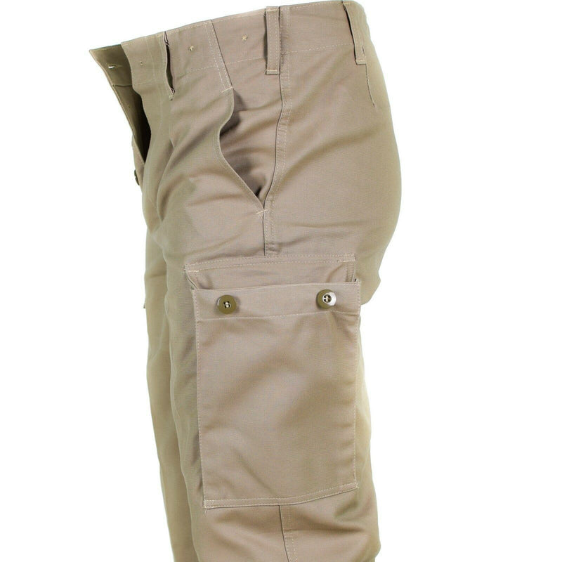 Äkta tyska arméutgåva Molskin Pants Field Combat BW Khaki byxor Ny