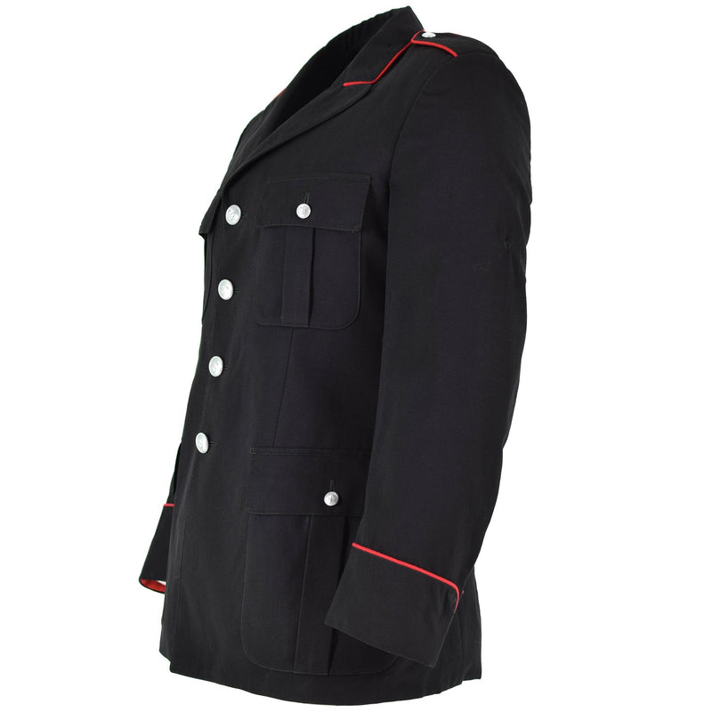 Original italiensk militärpolisjacka officiell officer formell svart uniform