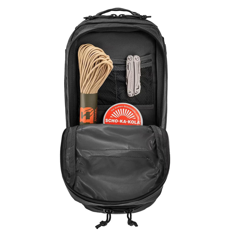MIL-TEC U.S. Assault Style 20L Tactical Daypack Outdoor Camping Black Ryggsäck