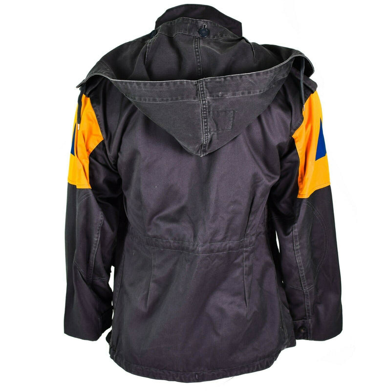 Original dansk armé stridsjacka M84 Danmark Civil Defense Grey Field Surplus