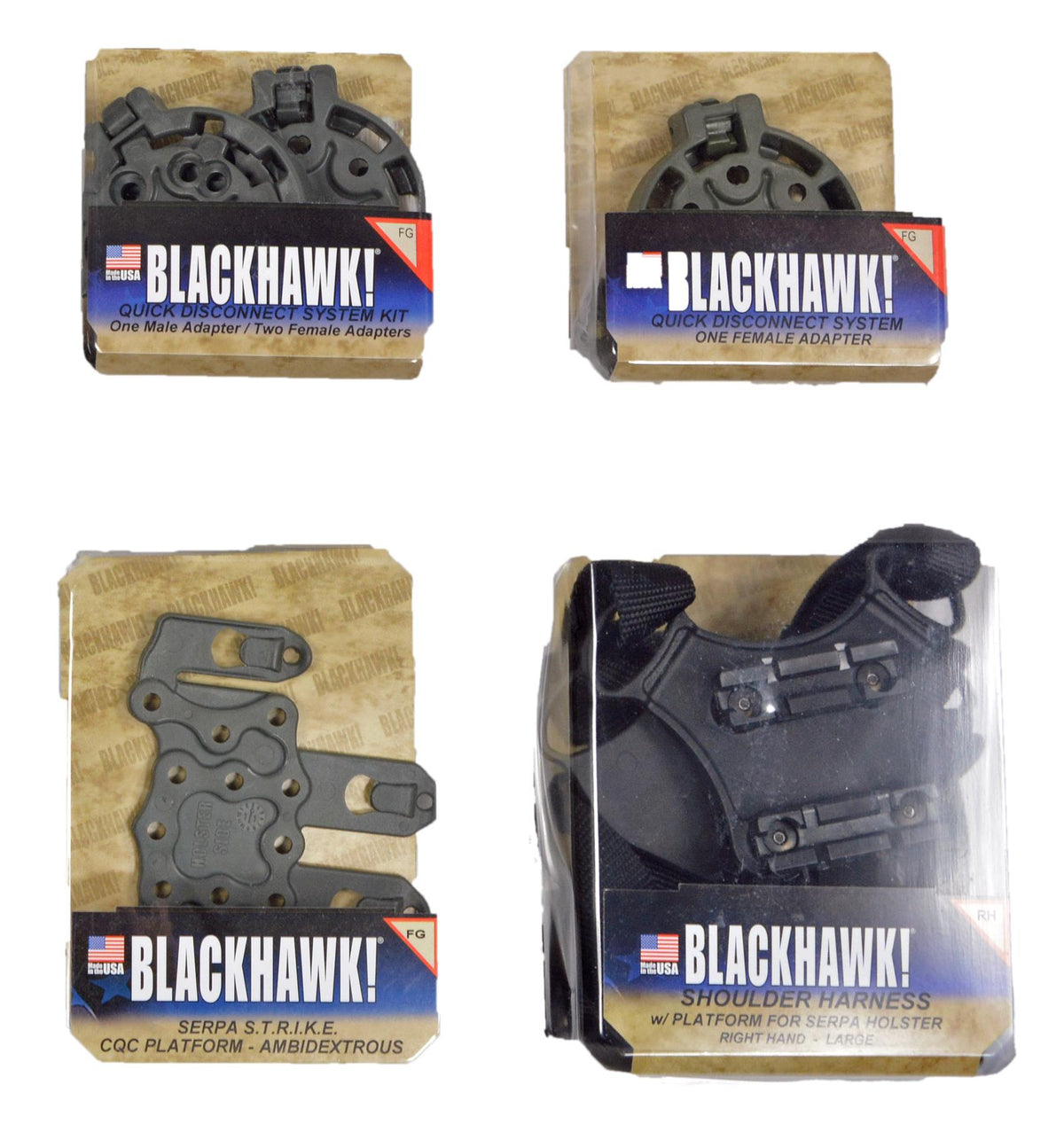 Original U.S. Military Pistol Hölster Set Blackhawk SERPA LV3 Beretta Foliage