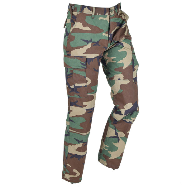 MIL-TEC-märke U.S. Army Style Ripstop BDU Pants Multicolor Cargo Trousers