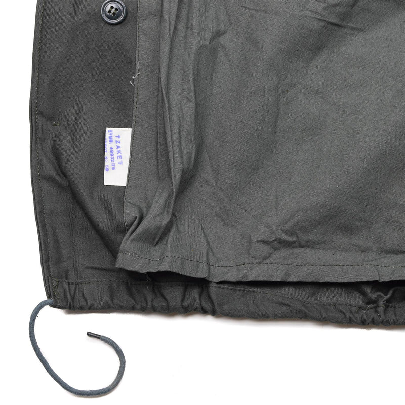 Äkta grekiska armé M65 Olydda jacka grå arbets uniform militäröverskott nytt