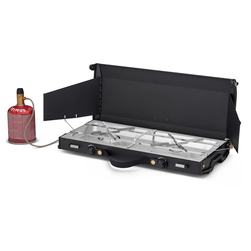 Primus Alika utomhuspinnen bärbar dubbelgasbrännare högutgång camping cocking cookware