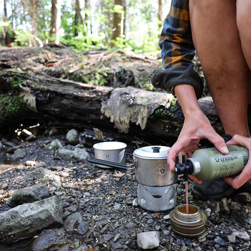 Trangia Kitchen Spise Set Cookware Lätt rostfritt stål Kompakt vandring
