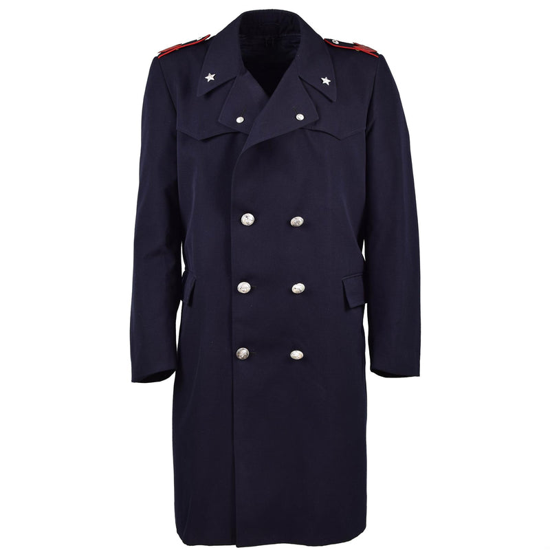 Original italiensk militärpolisbeläggning Long Carabinieri Italy Trench Coat W Liner