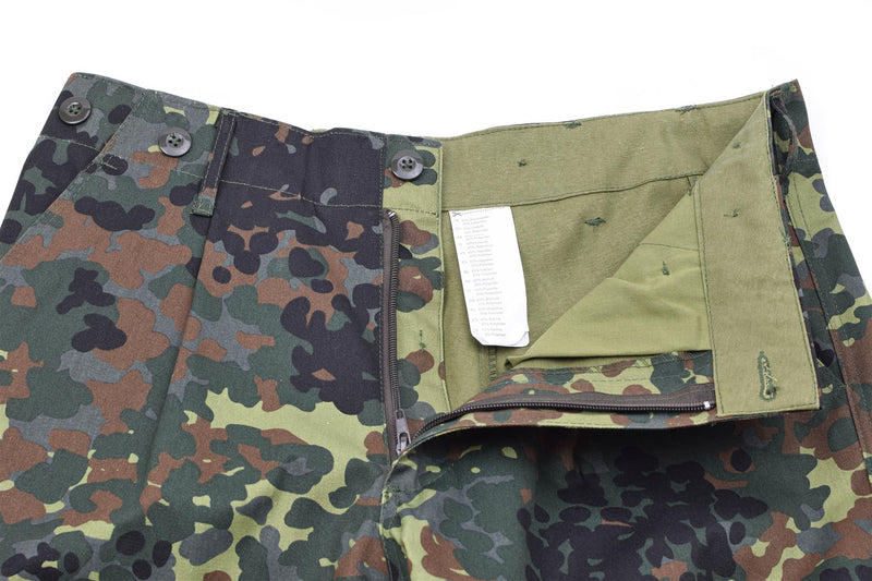 Mil-Tec Brand German Army Style Quality Flectarn Camo Regelbundna lastfältbyxor