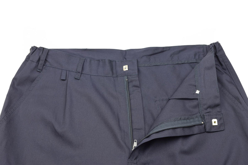 Äkta brittiska Iss Blue Work Pants överskottslastbyxor i blister nya