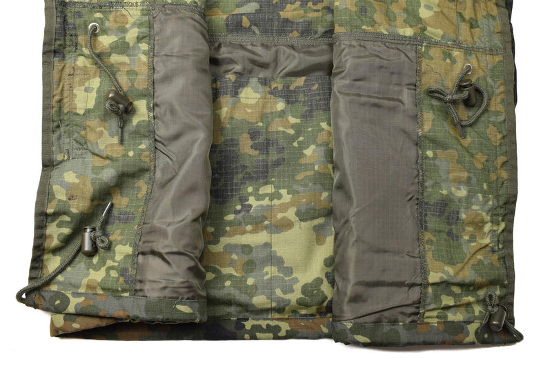Mil-Tec Brand Jacket Ripstop Smock German Army Flecktarn Camo Parka herrkläder