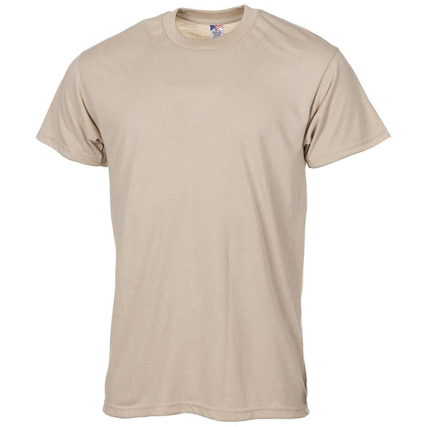 Original U.S. Military T-shirt 1 lager trupper enhetliga underkläder skjorta sandfärg