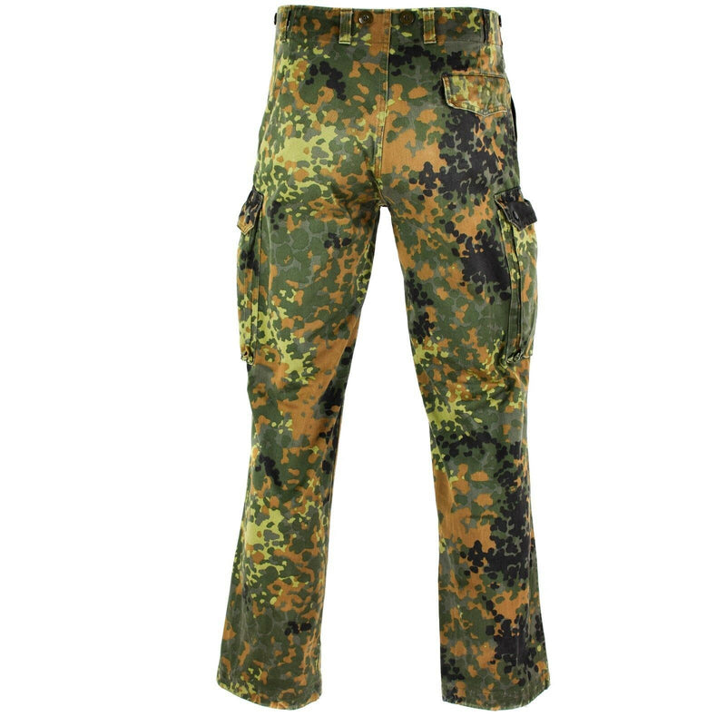Äkta tyska arméfrågor Flecktarn Pants Field Combat Camo byxor