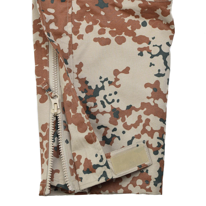 Original Danish Army M84 Desert Camo Waterproof Rain Pants Field byxor Ny