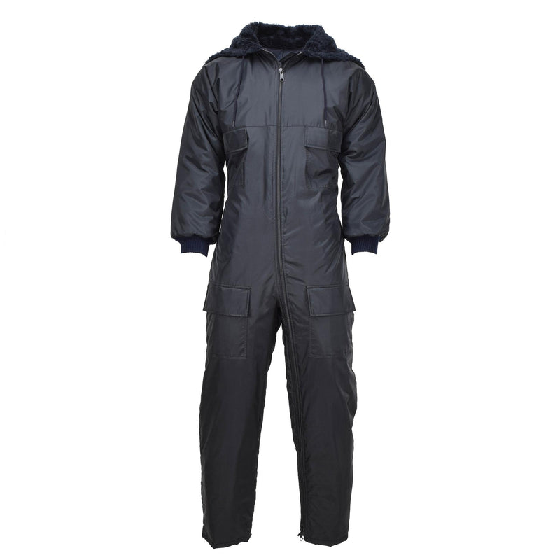 Original Dutch Military Work Coverall Hooded Cold Weather Jumpsuit quiltad foder