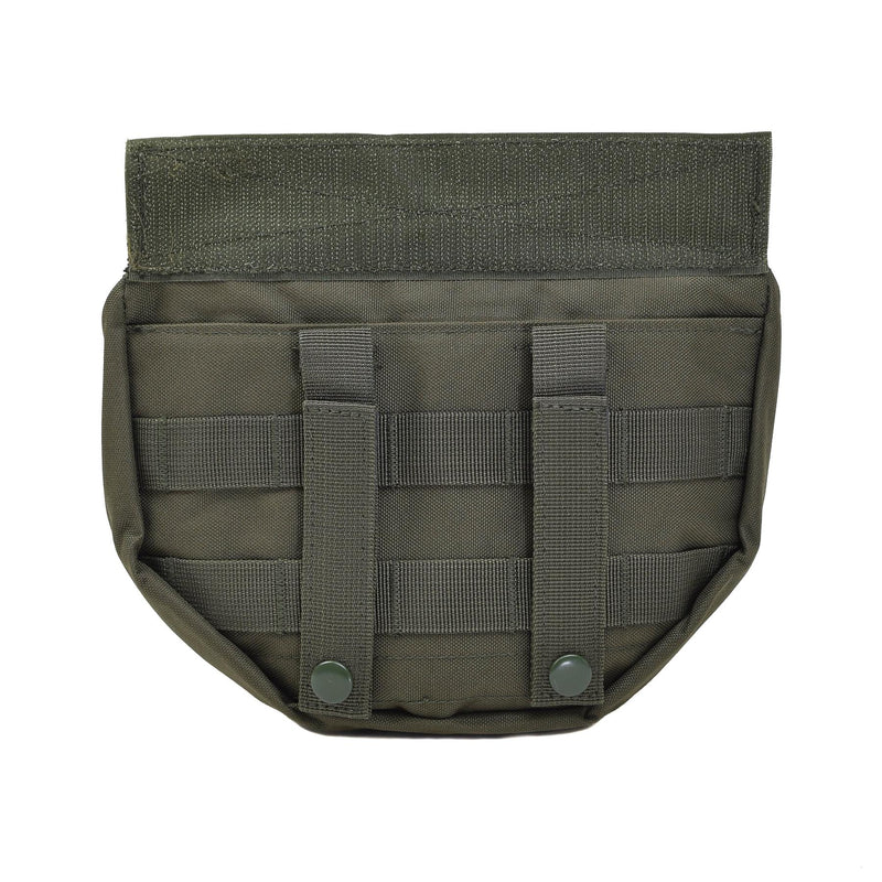 Mil-Tec Dropdown Pouch Molle Type Liten Tactical Utility Bag Front Panel Olive
