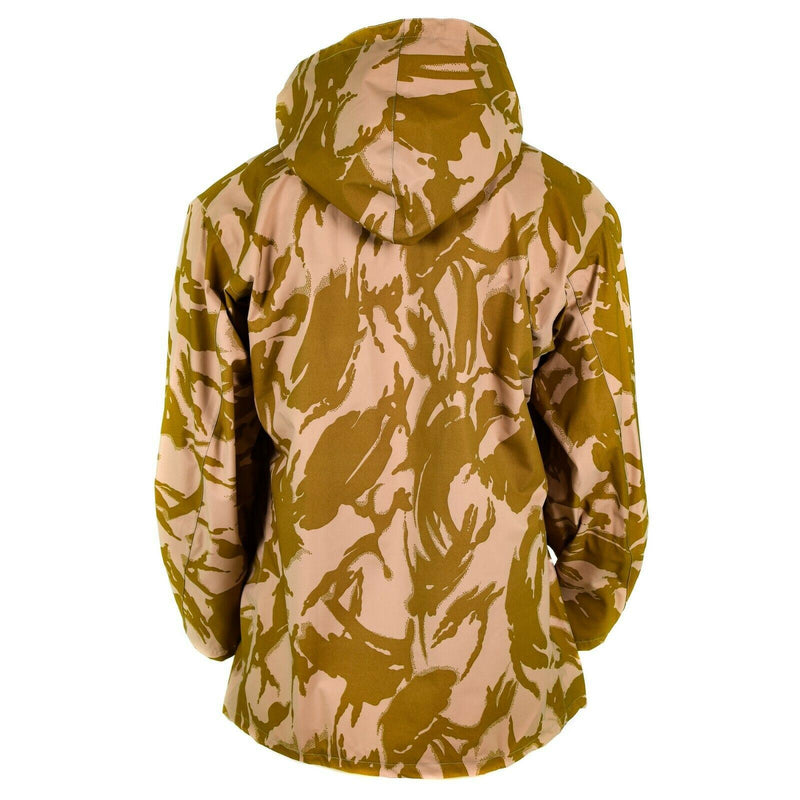 Äkine British Army Combat Jacket Desert Camo MVP Goretex Waterproof Rain New