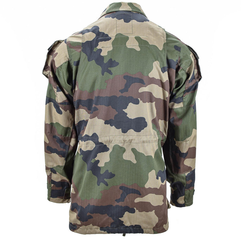 Äkta French Army Parka Feline T4 Combat Jacket CCE Camo Tropical Weather New