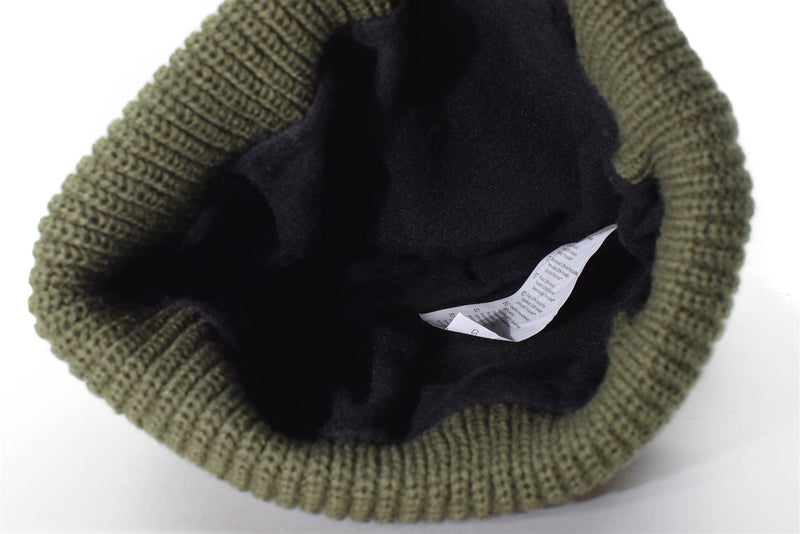 Märke Mil-Tec Beanie Knit Cap Watch Cap Thinsulate ™ Olive Winter Hat One Size