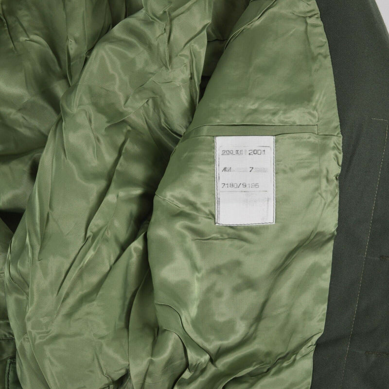 Original Greek Army Field Ike Jacket Gabardine Wool Blaze Grekland Militär Ny