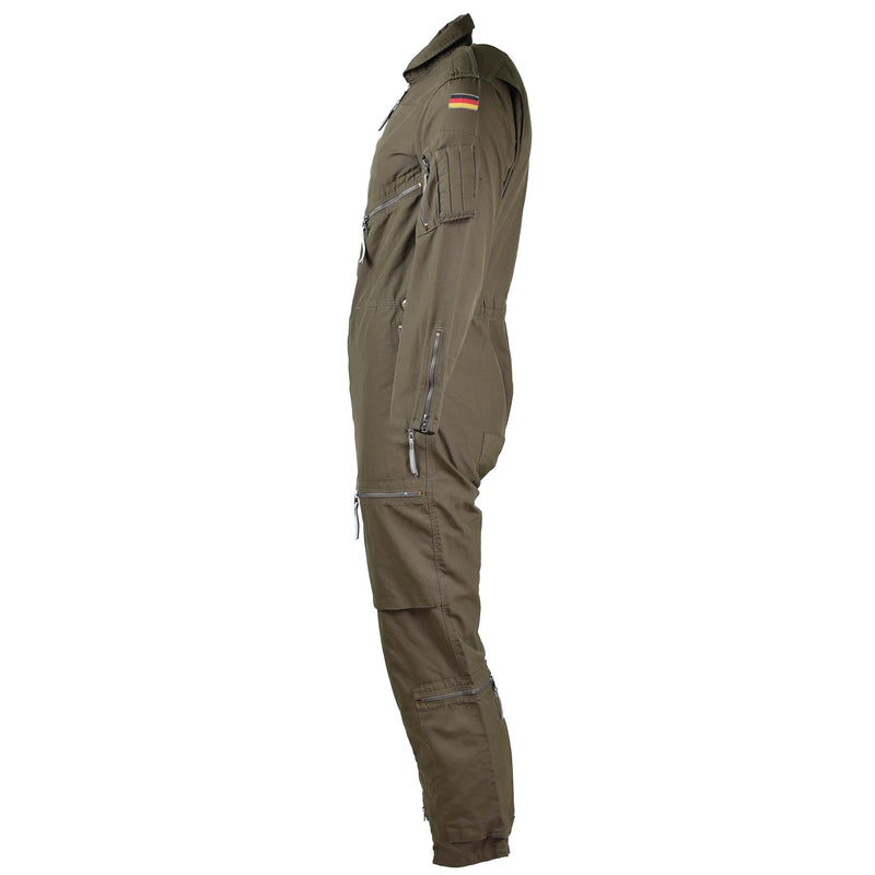 Äkta tyska armé oliv OD övergripande kostym Combat Tanker Coverall Jumpsuit Aramid
