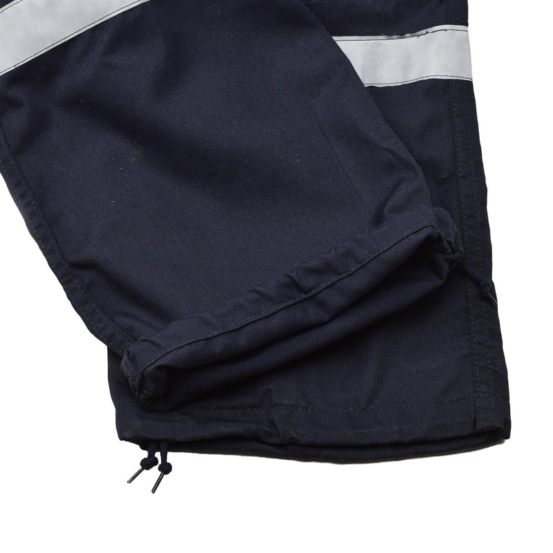 Äkine French Navy Coverall Thermostable Marine Jumpsuit Solid Dark Blue New New