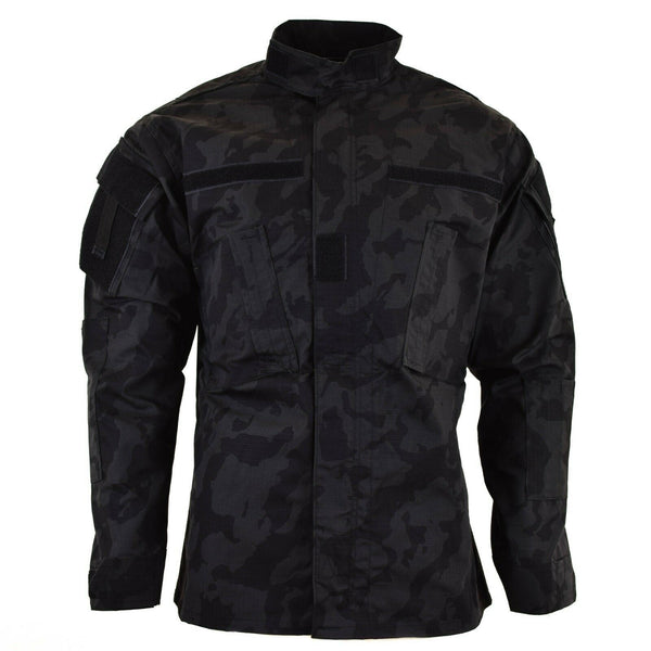 Varumärkesarmé Militärstil Combat Jacket ACU RIPSTOP Night Camo Field Uniform
