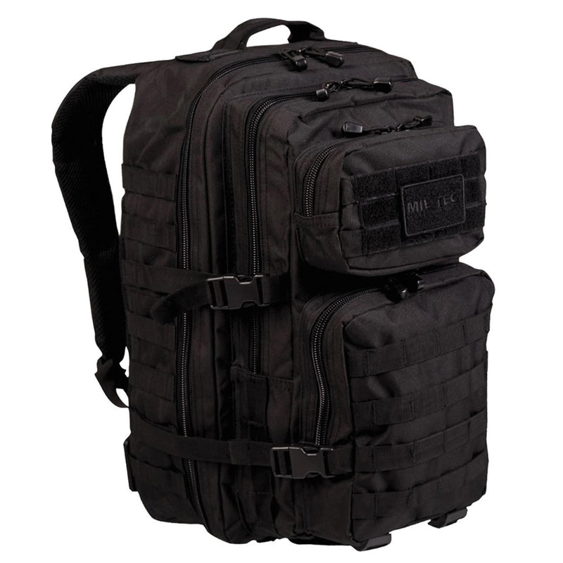 Mil-Tec U.S. Assault 36L ryggsäck Trekking Rucksack vandring utomhus dagpack svart