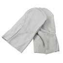 Original Bundeswehr Military Mittens 2 Finger Tummen Separat Läder Vit