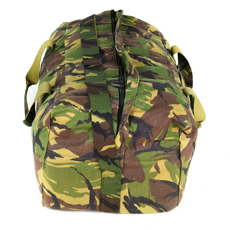 Äkta holländska armé DPM Woodland Weekend Bag Carrier Pouch Pack Duffel Sack Kit