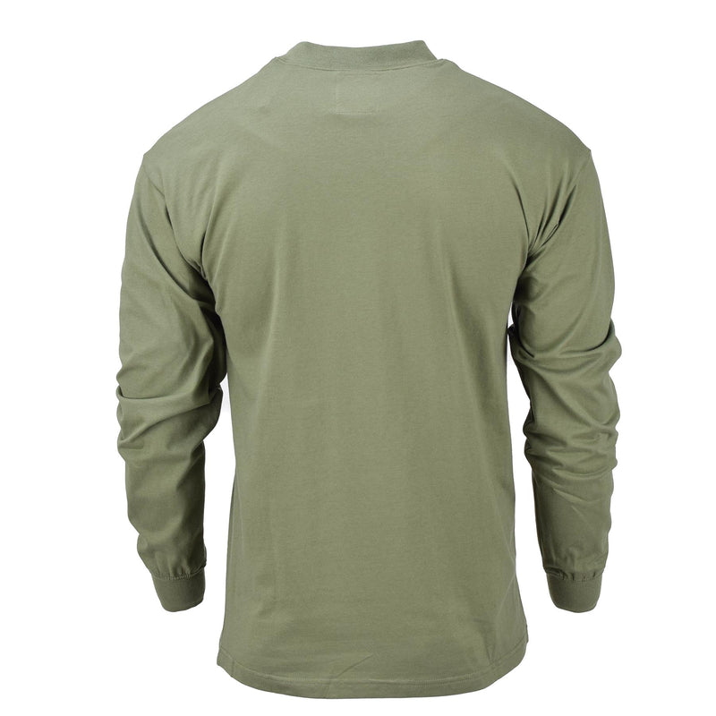 Tjeckisk militär skjorta långärmad olivunderkläder 2: a lager vandring uniform ny