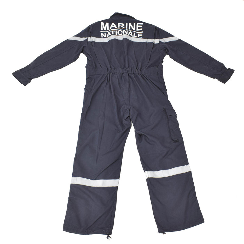 Äkine French Navy Coverall Thermostable Marine Jumpsuit Solid Dark Blue New New