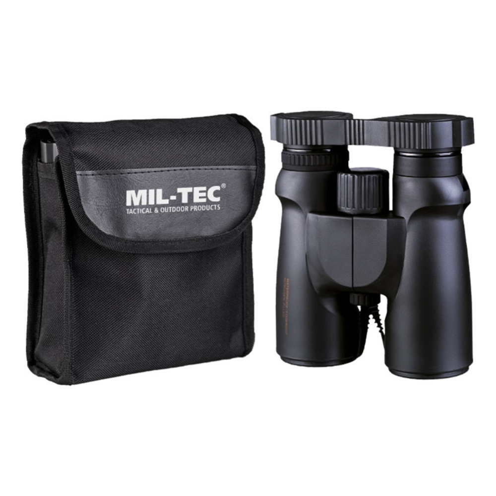 Mil-Tec Vattentät Kikare 8x42 Svart Outdoor Jakt Vandringsoptik