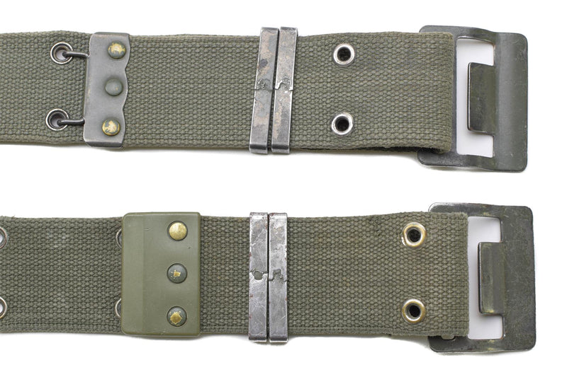 Original French Army Navy Webbing Belt Famas Olive OD Web France Military New