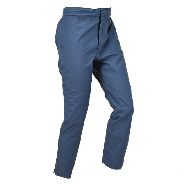 Original British Royal Air Force Trousers Waterproof Blue Raf våta väderbyxor
