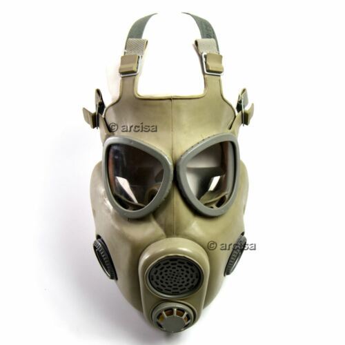 Tjeckiska tjeckoslowakiska arméns militära gasmask M-10. Ny fullständig uppsättning. CZ Gas Mask M10