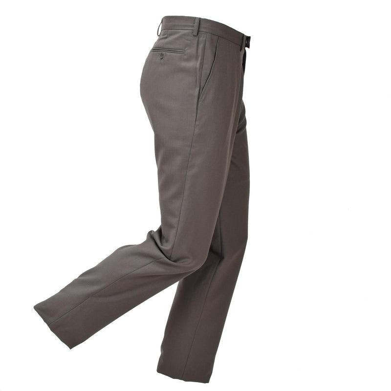 Original fransk militär klänning byxor formella bruna casual armébyxor nya