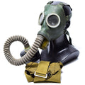 Original sovjetisk GP-4 gasmask 1960-tals vintage militäröverskottssats grå gummi
