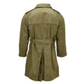 Original spansk militär trenchcoat Gabardine Formal Field Beige
