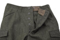 Original Swedish Army M39/58 Fältbyxa Ull Cargo Surplus Olivgrön