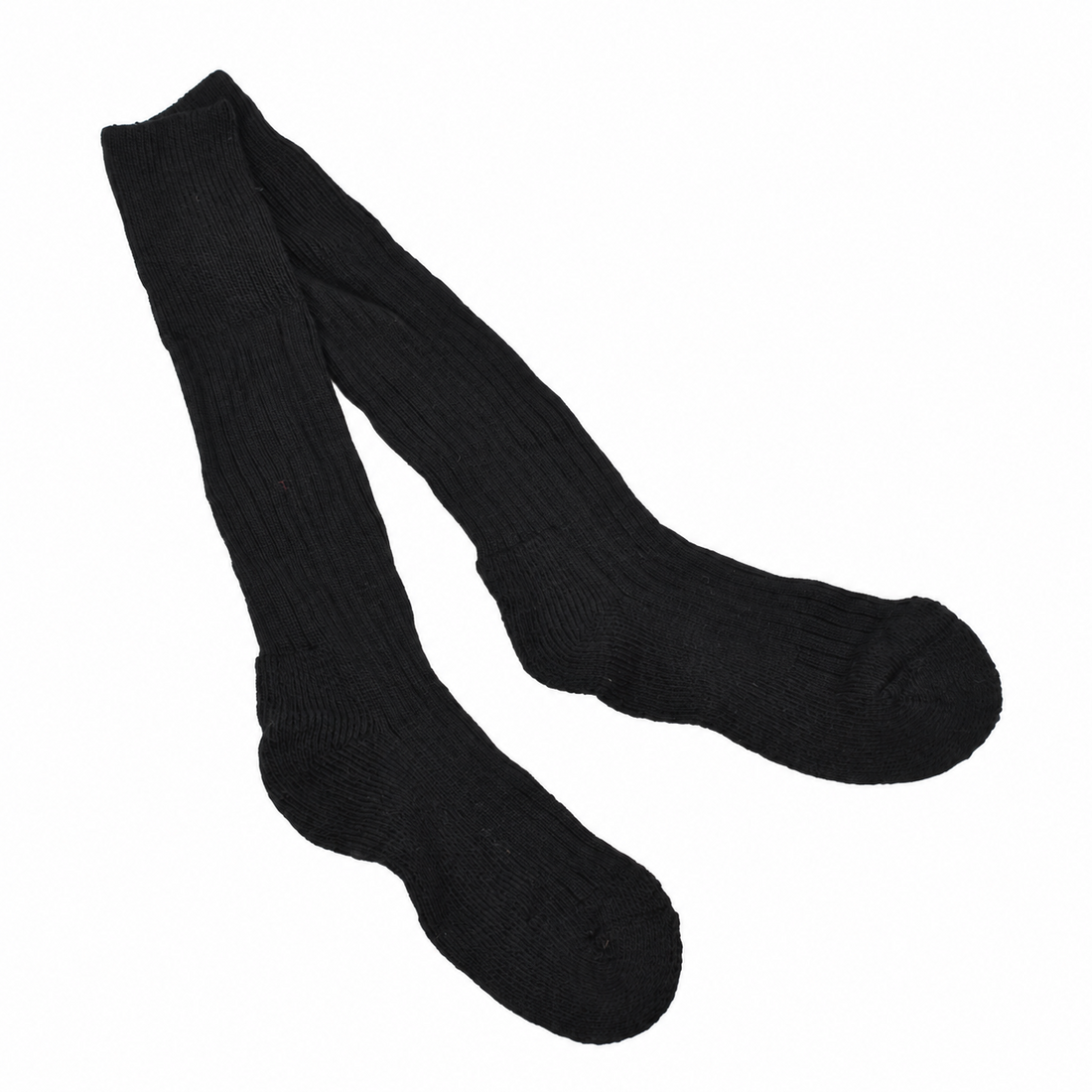 Original brittisk militär vinterstrumpor Warm Ribbed Knit EU 39–40 Black