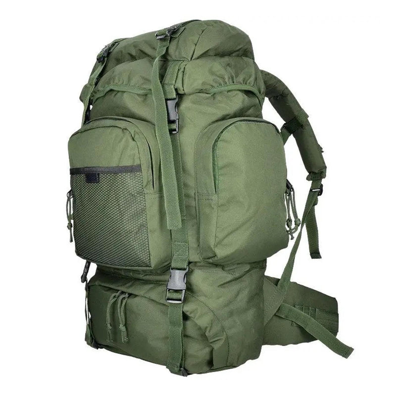 MIL-TEC COMMANDO VILLING RACKPACK 55 LITER Vattentät täckning Grön stor dagsäck