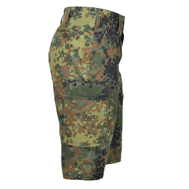 Leo Kohler knälängd shorts militär personal Bermuda flecktarn kamouflage
