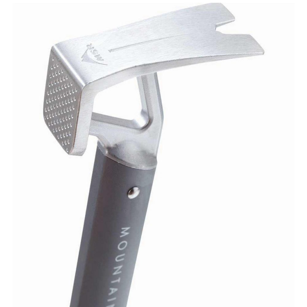 MSR Stake Hammer Tältpinnar Avdragare Flasköppnare i rostfritt stål Camping Grey
